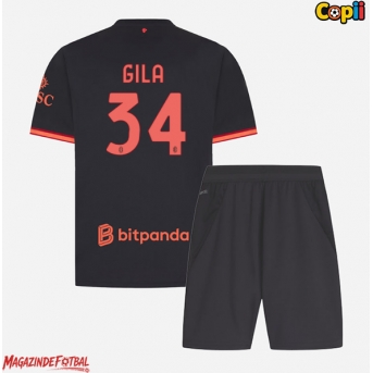 AC Milan Mario Gila #34 Echipament de Fotbal Replică 2026-27 Copii Treilea (+ Șorturi)
